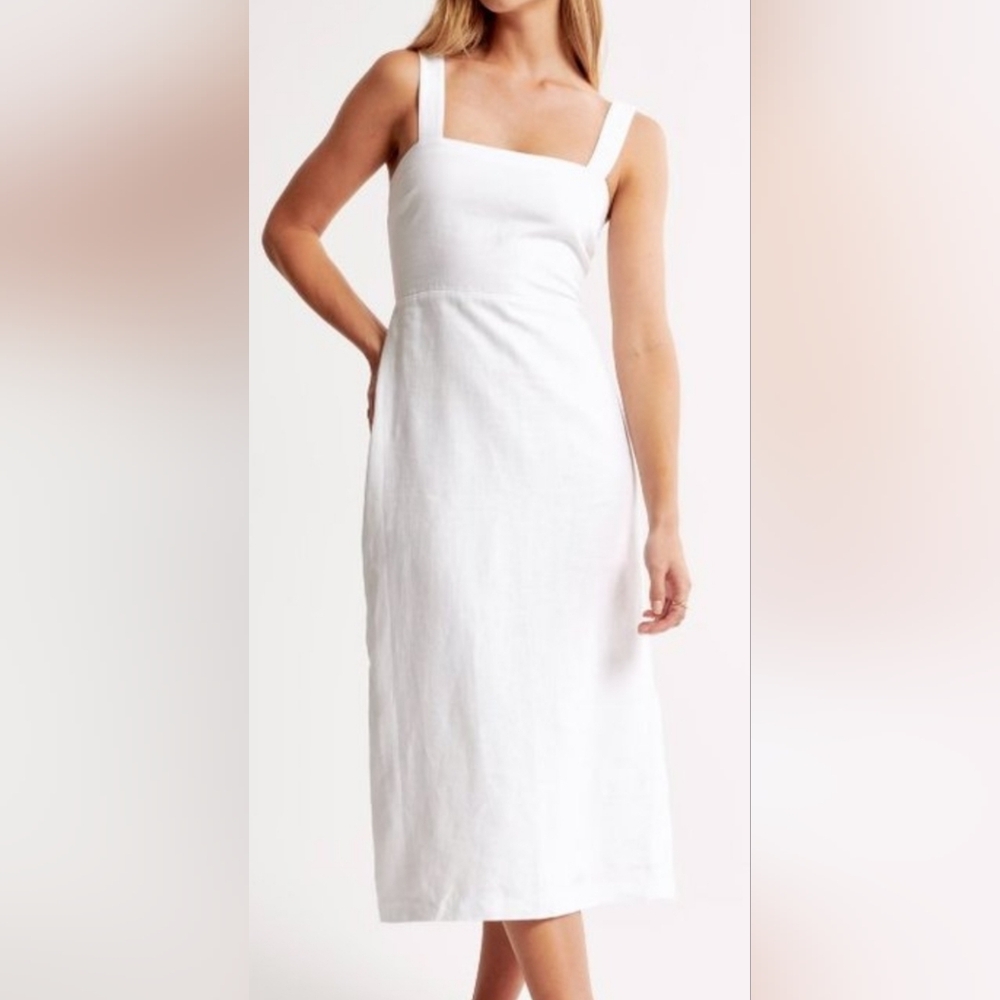 Abercrombie & Fitch White Dress Size Xl Brand New With Tags